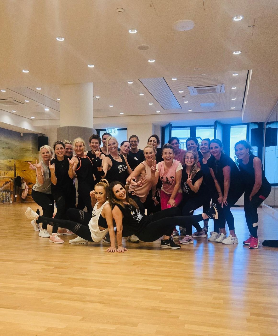 Gruppenfoto nach dem Training im Lifecenter Heilbronn